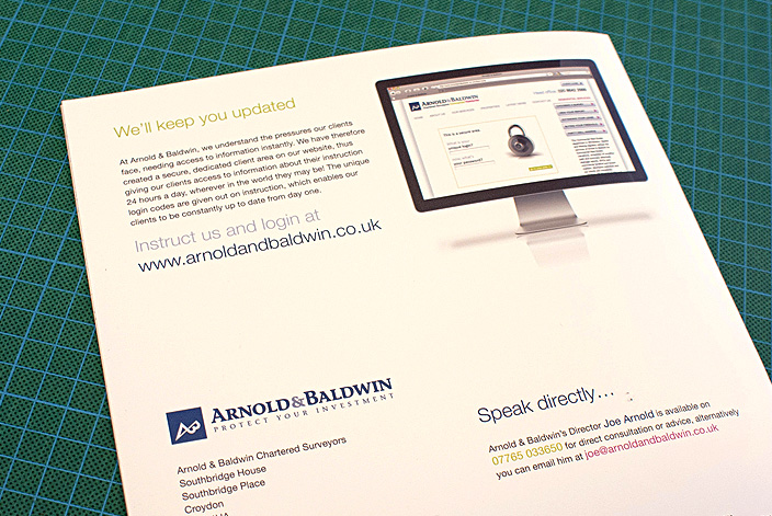 Arnold & Baldwin brochure