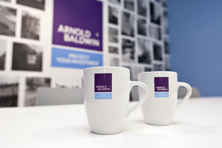 Office mug and wallpaper design