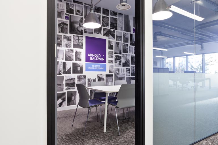 Chartered surveyors office training room one wallpaper design