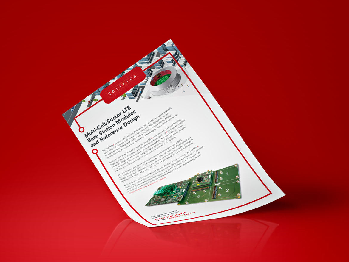 MWC exhibiton stand design for cellxica innovative radio and cellular solutions