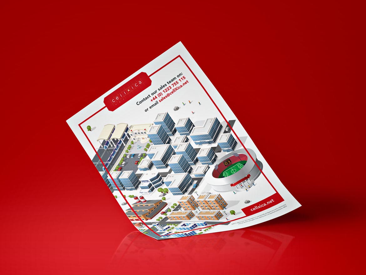 MWC exhibiton stand design for cellxica innovative radio and cellular solutions