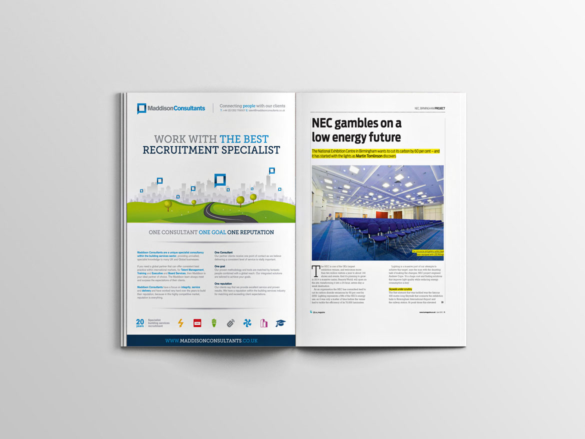 Advertising campaign design for recruitment agency