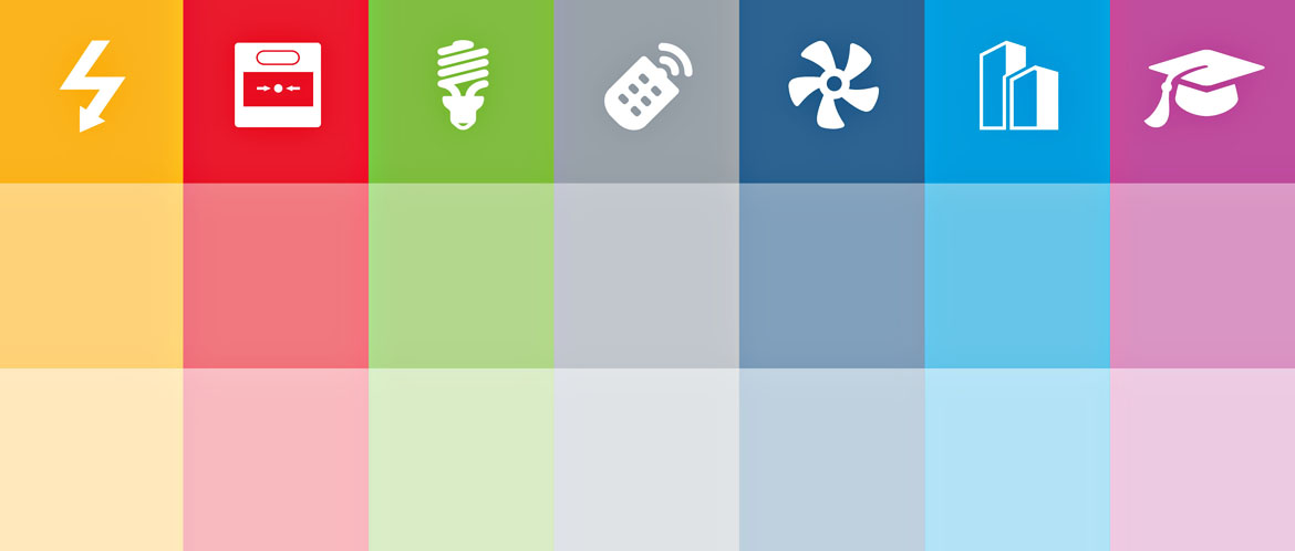 Brand identity and iconography design for building services recruitment specialist Maddison Consultants