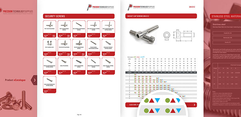 Automated product catalogue PDF design, development and production
