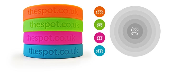 Branding and bands for the spot, start up fitness studio in Godstone