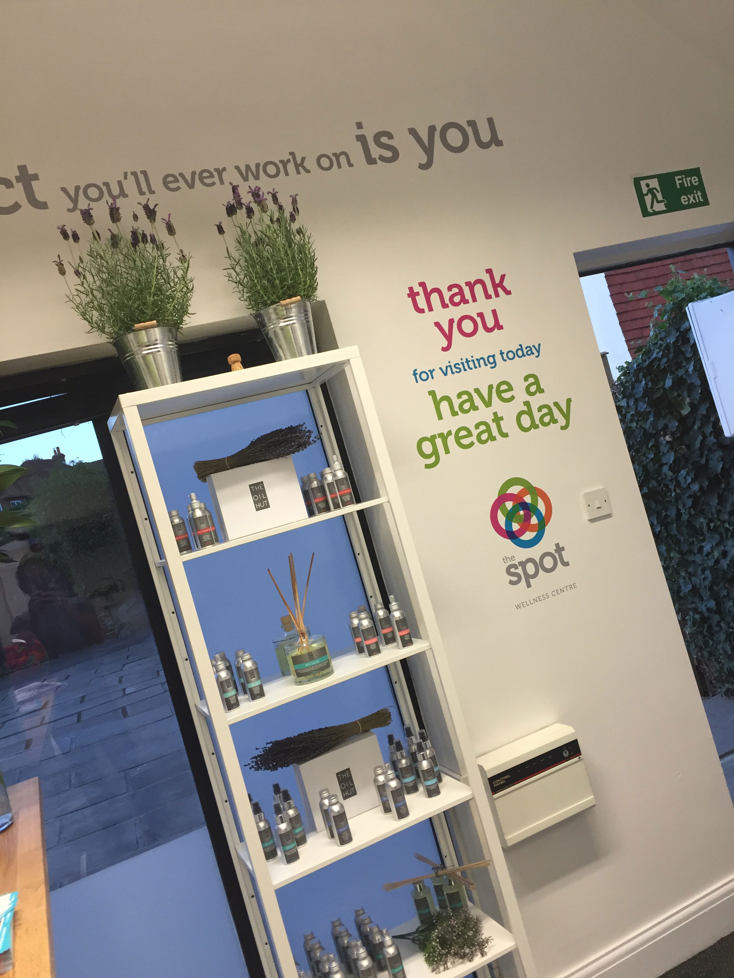 Inspirational vinyl wall sticker messages for the spot Godstone, Surrey