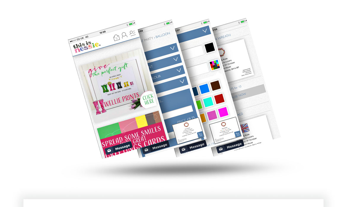 Sagepay integration and ecommerce website design for personalisation illustrations business