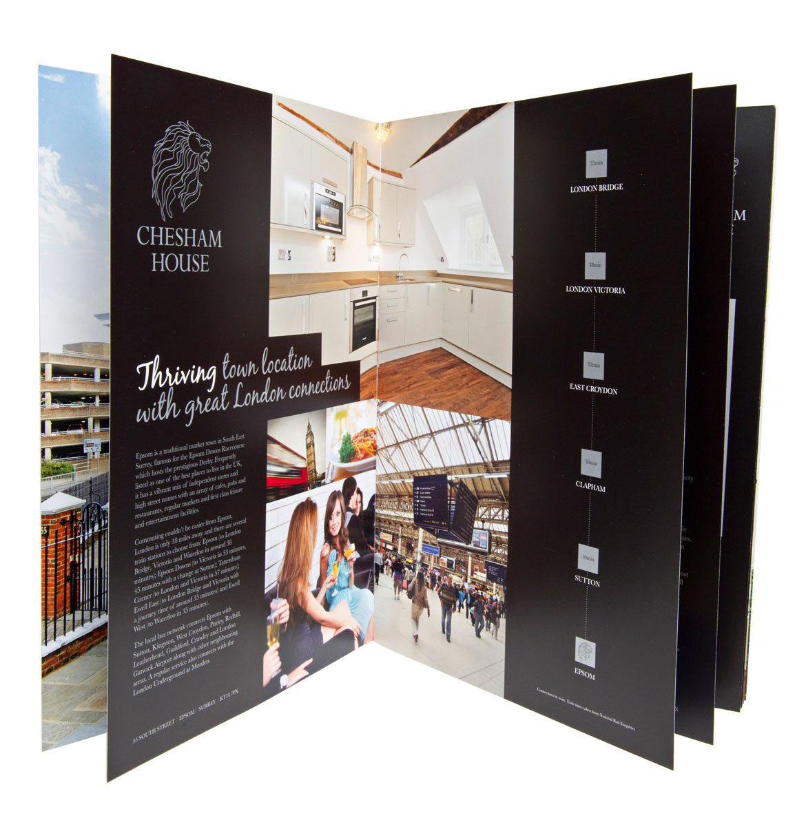 Property CGI cration for contemporary apartments in Woking