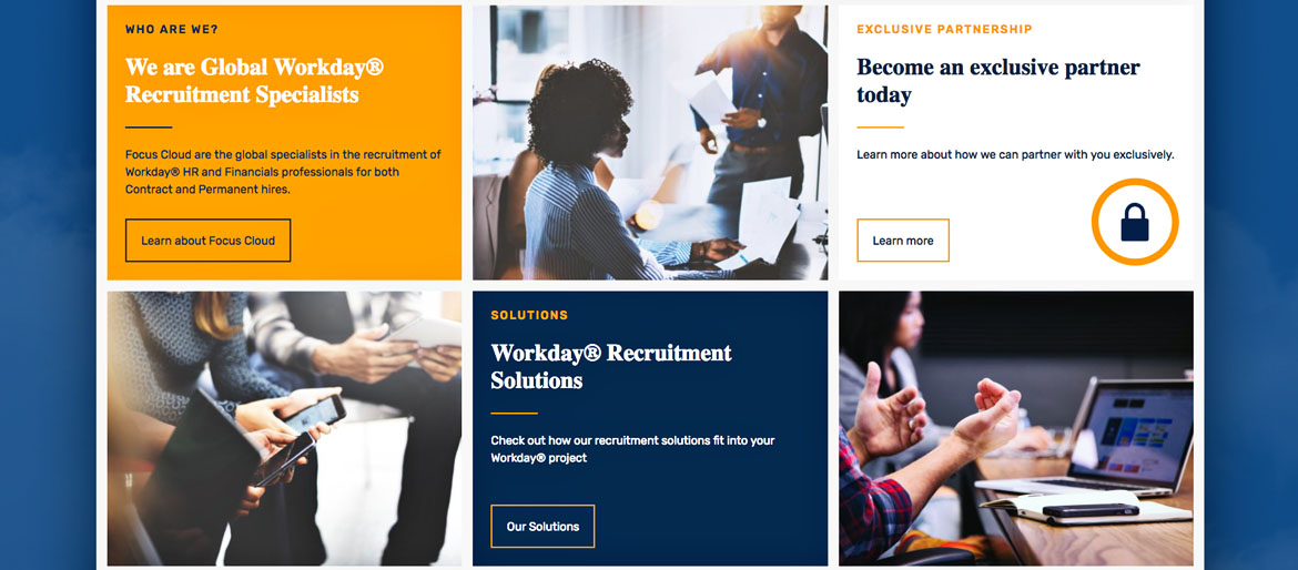 Website design and Bullhorn software integration solution for Global Workday Recruitment Specialists