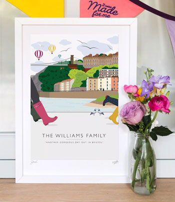 bespoke website design for personalised contemporary illustration studio