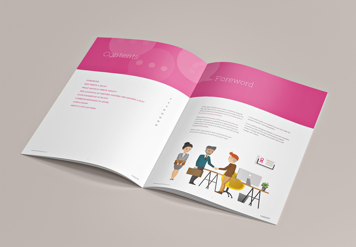 Digital marketing publication article design