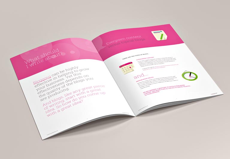 Digital marketing publication article design