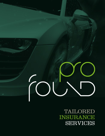 Brand identity, poster and website design for insurance company