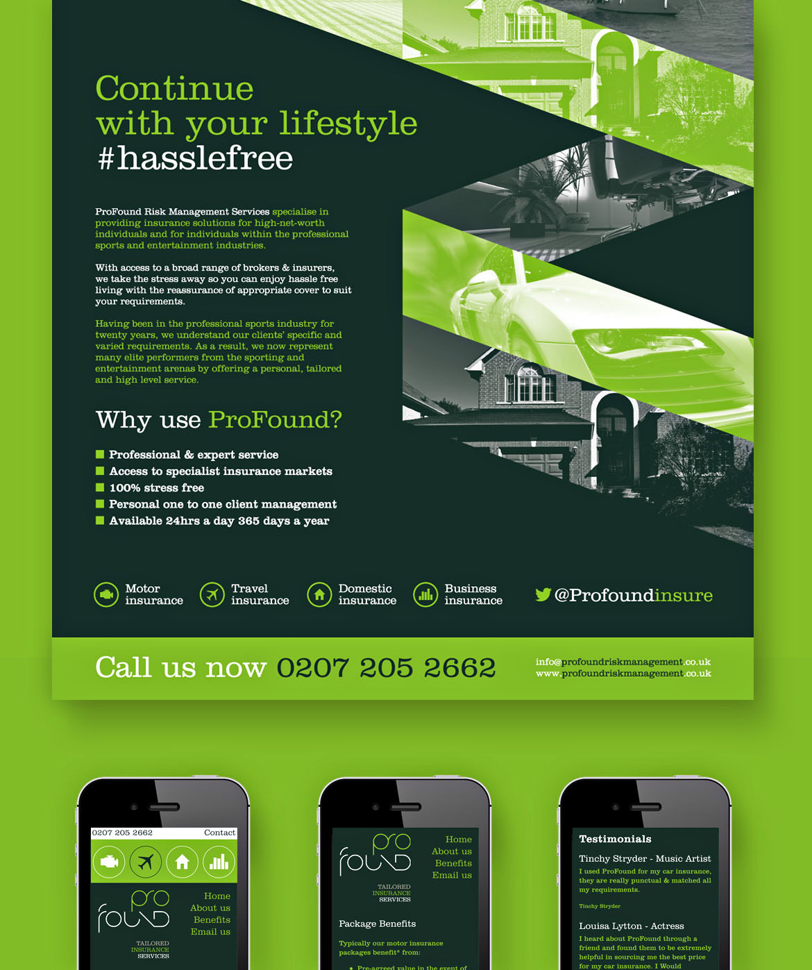 Responsive website and user experience design for desktops, laptops, tablets and mobile phones