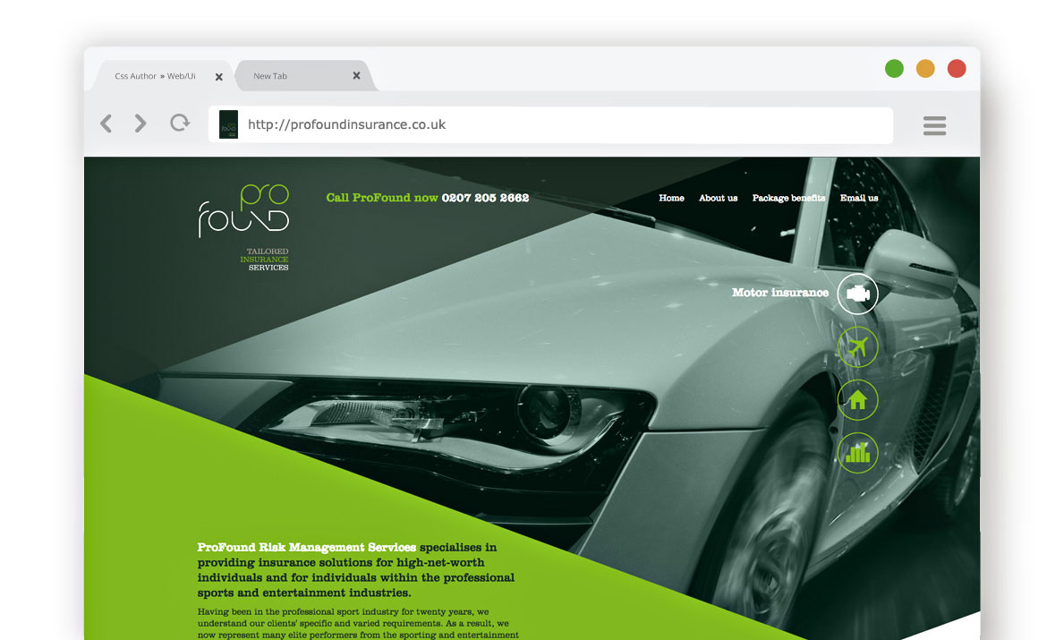 Responsive website and user experience design for desktops, laptops, tablets and mobile phones