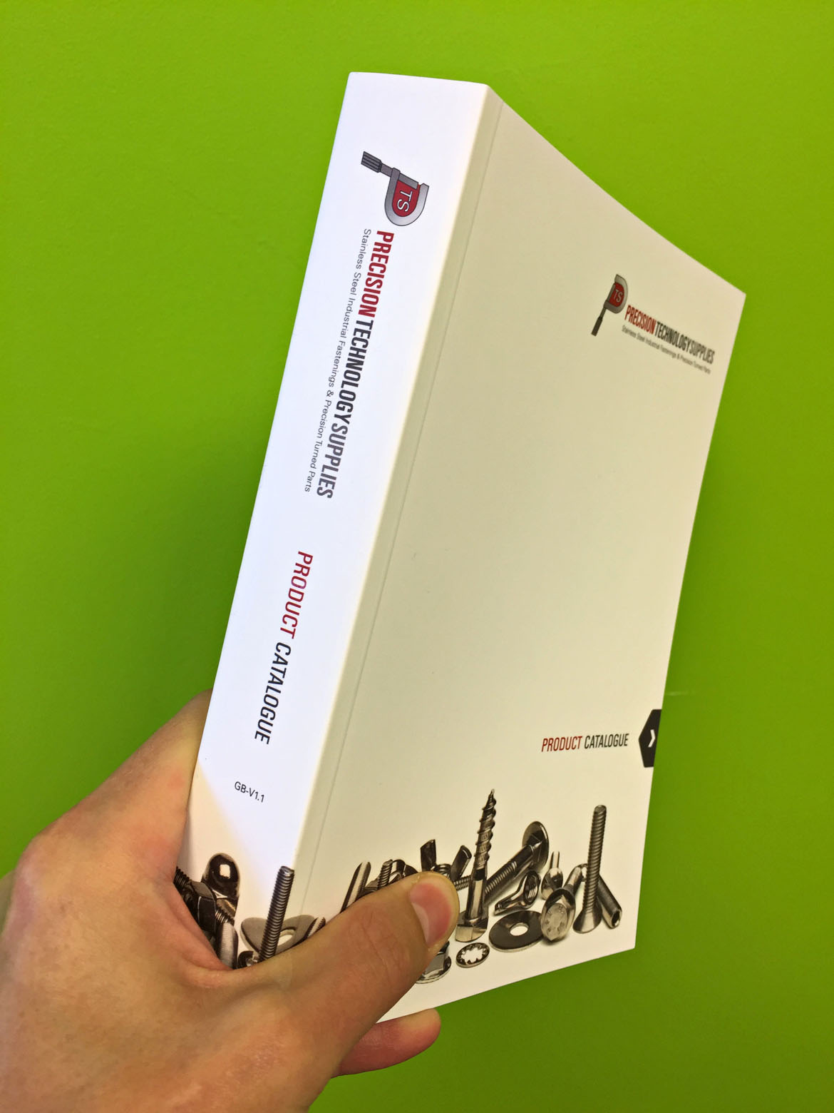 eCatalogue data organisation and process, procedure and print production