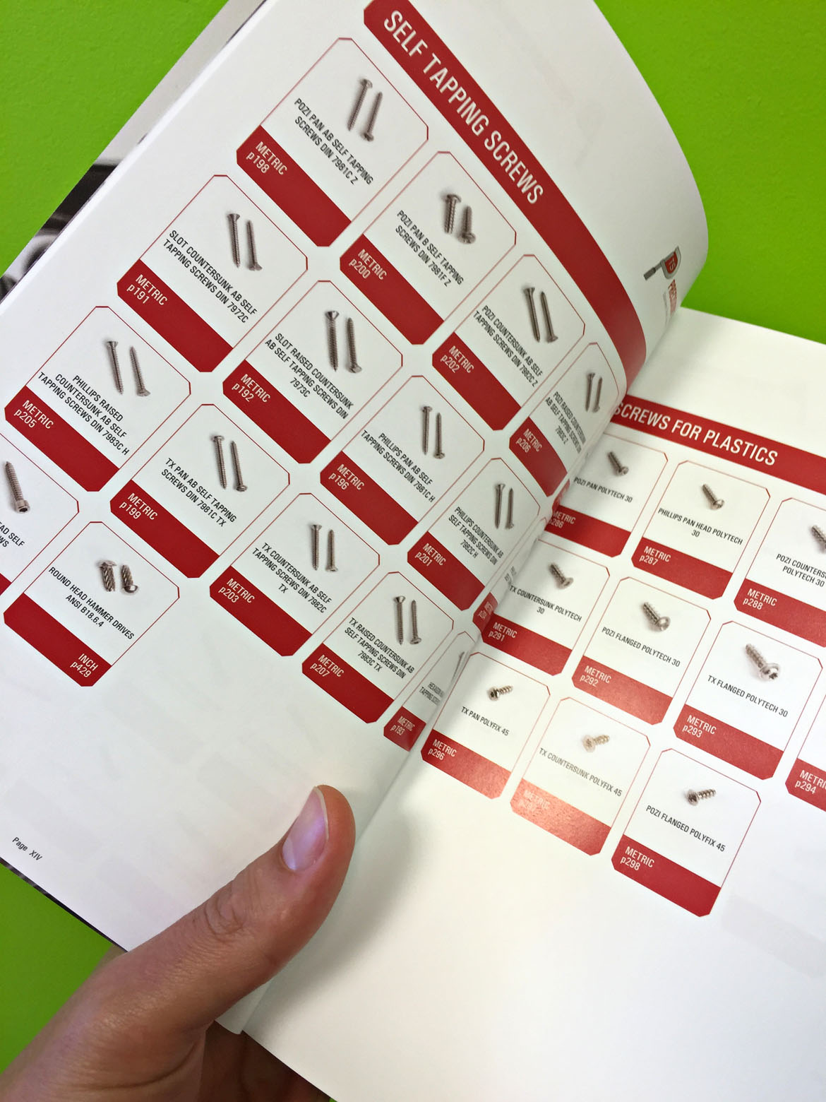 eCatalogue data organisation and process, procedure and print production