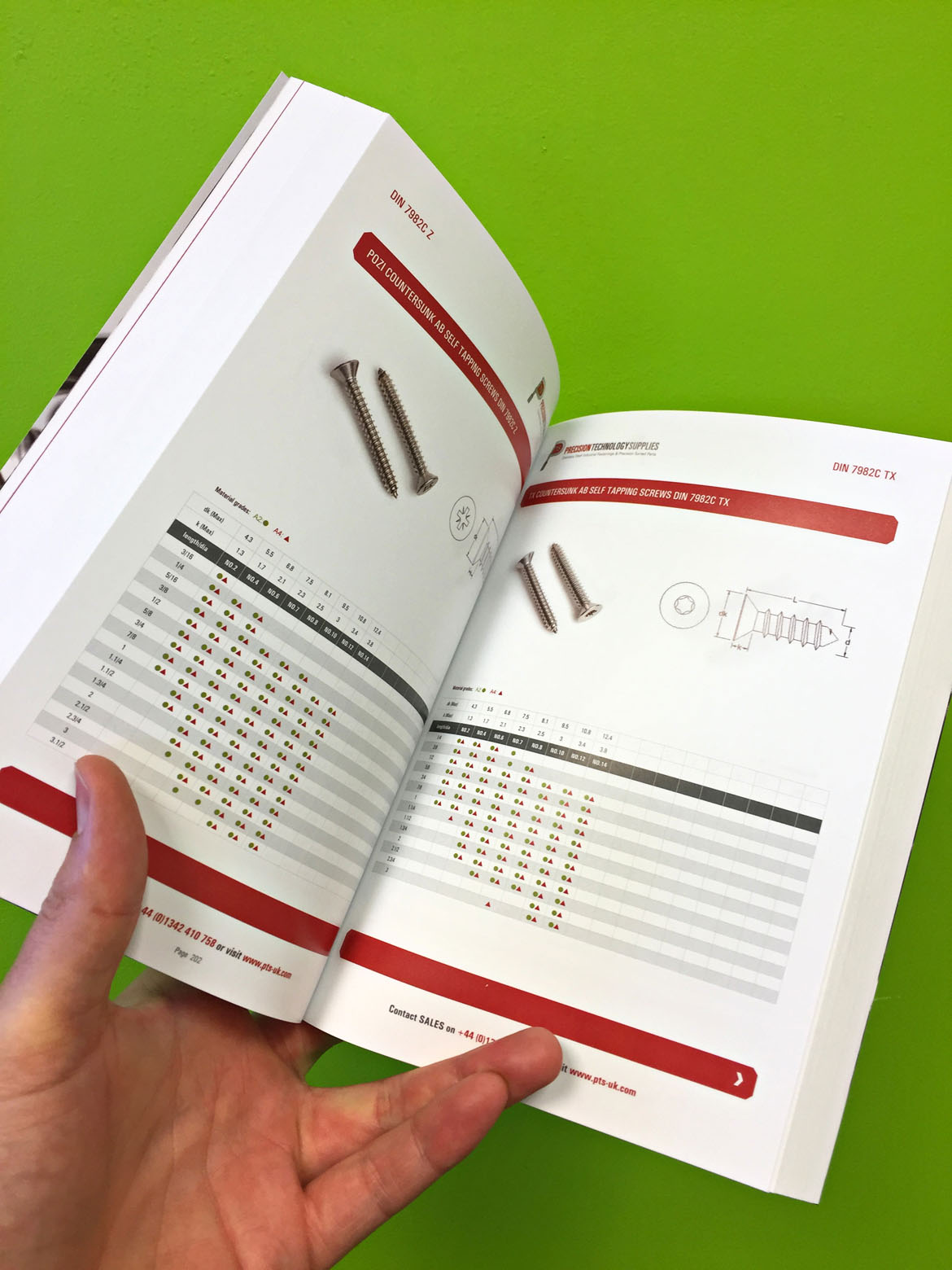 eCatalogue data organisation and process, procedure and print production