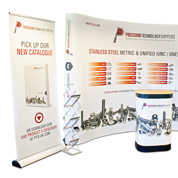 Pop up stand and pull up banner design for stainless steel exhibition – Torque Expo