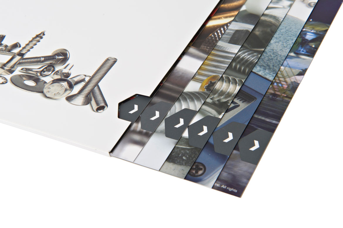 Brochure design with interchangeable sleeves/inserts