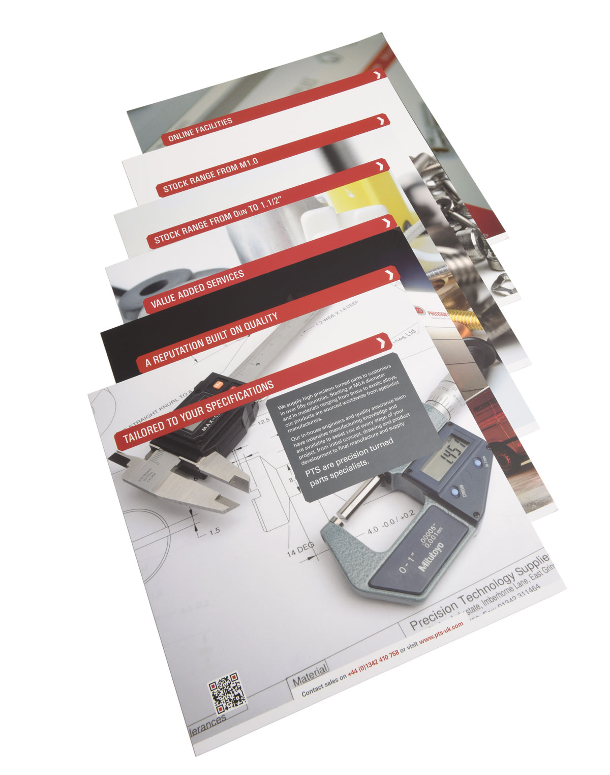 Brochure design for stainless steel fastener company by 5and3