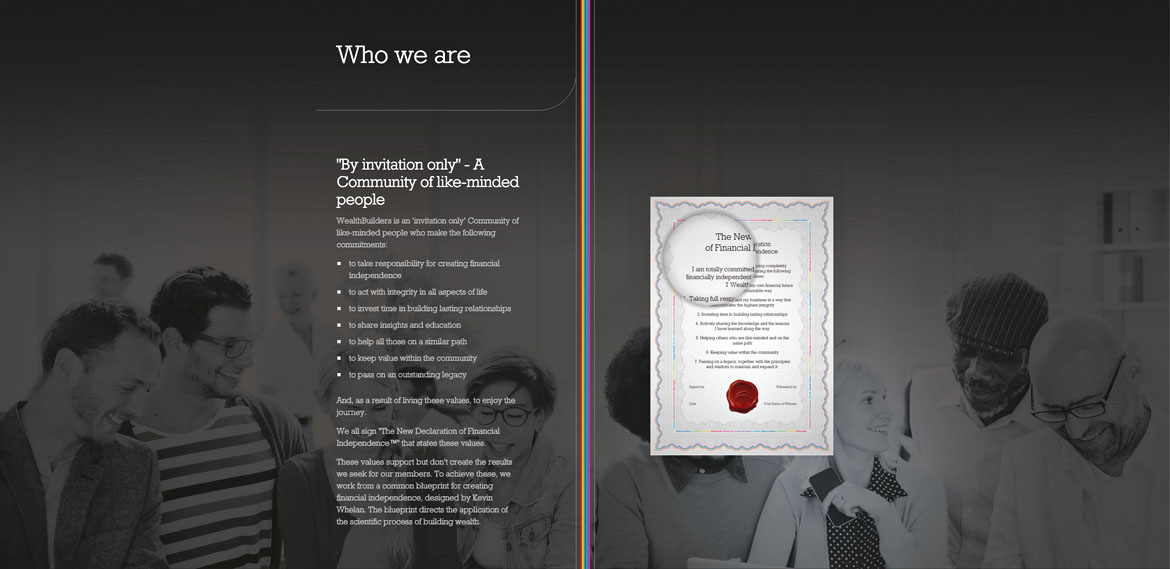 Bespoke website design for Financial and wealth management company East Grinstead