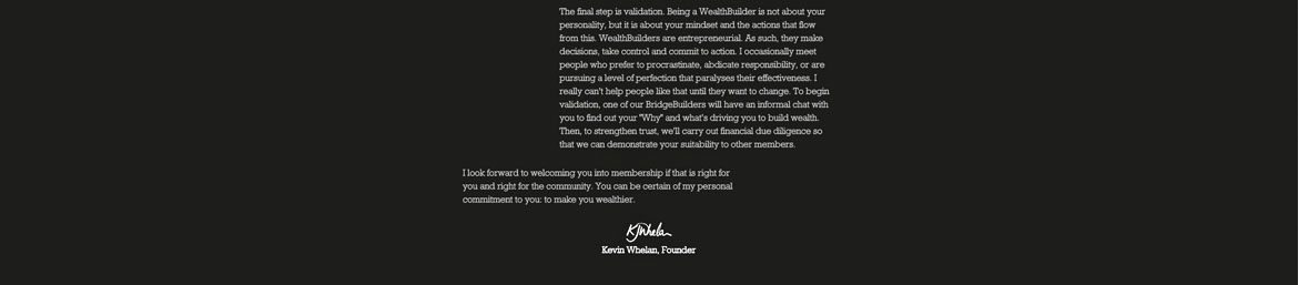 Responsive website design and development for Financial and wealth management company Wealthbuilders